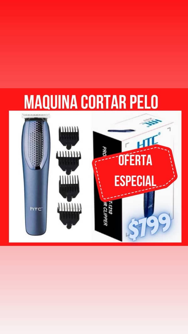Maquina de cortar pelo, barba, bigote